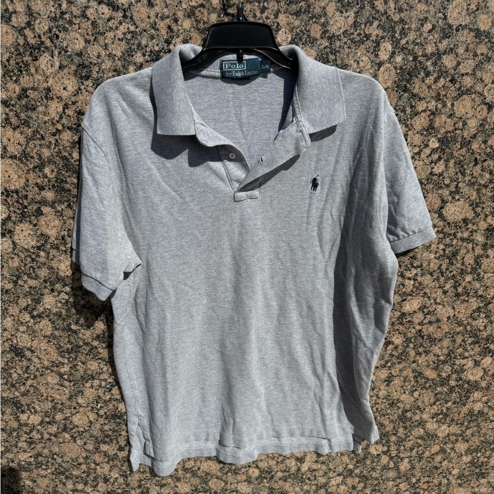 Ralph Lauren Light Gray Men's Polo Shirt